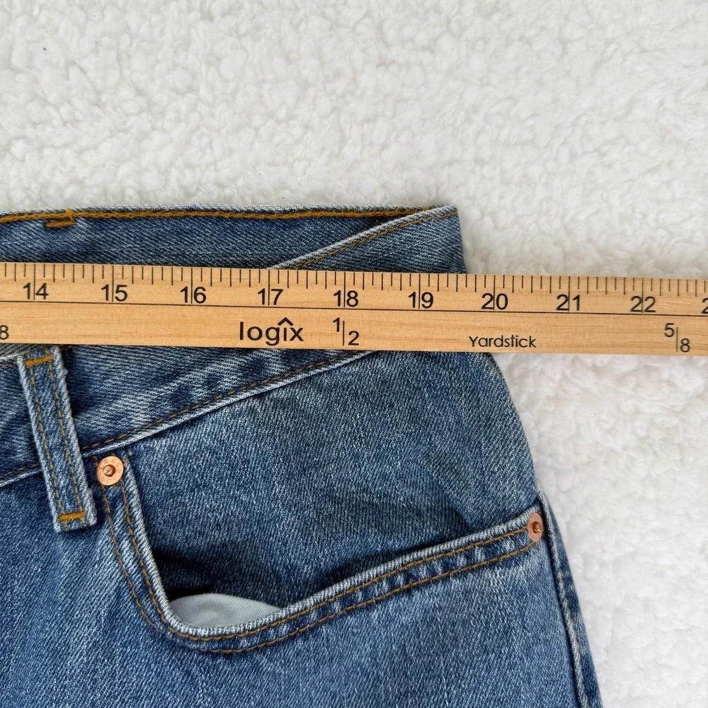 Levi's 505 Regular Fit Jeans Men W42 L30 Blue Denim Straight Leg‎ Classic